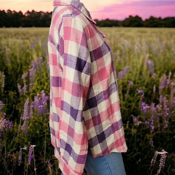 CW Classics Flannel Plaid Longsleeve Button Down Shirt Size 3X New in Package - Picture 2 of 4